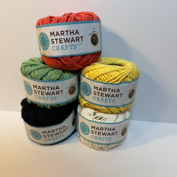 Lion Brand Other - 5 Cakes Martha Stewart Crafts Cotton Hemp Yarn
